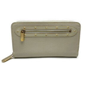 Louis Vuitton Wallet Suhali Line Zippy Bron White Round Zip Long